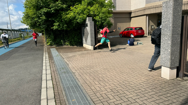 野球部　朝練